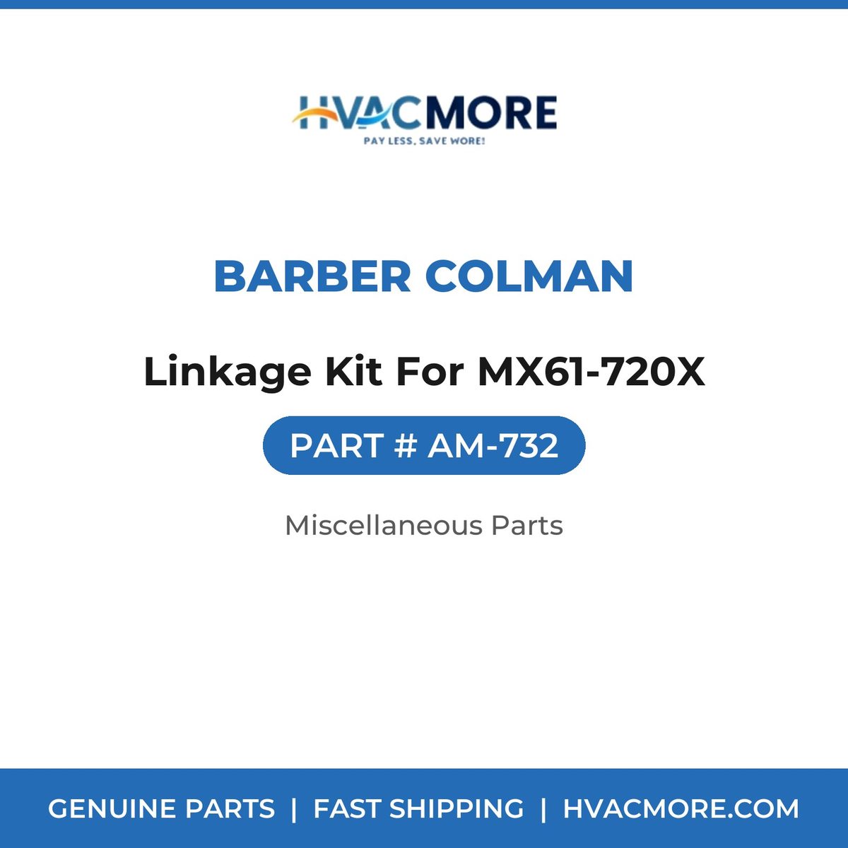 Barber Colman Linkage Kit For MX61-720X AM-732