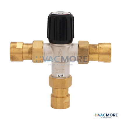 Resideo Braukmann 3/4" NPT Union Mixing Valve (Heating Only) AM101R-UT-1