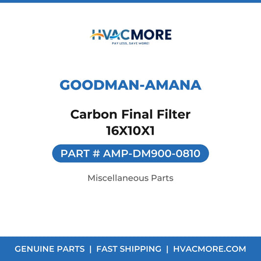 Goodman-Amana Carbon Final Filter 16X10X1 AMP-DM900-0810