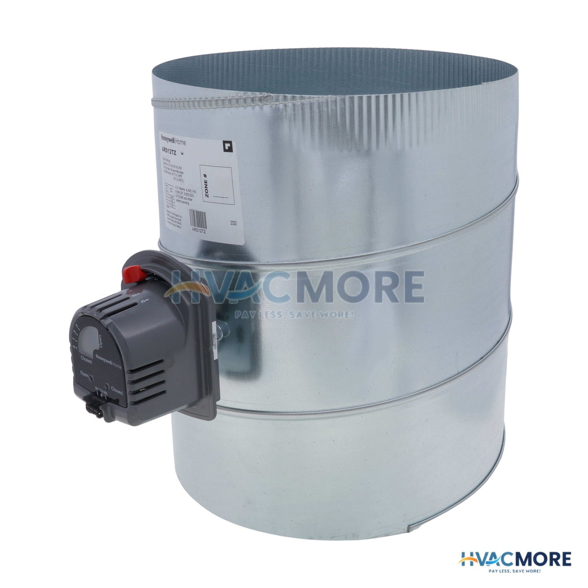 Honeywell Home 12" Round Automatic TrueZONE Damper ARD12TZ