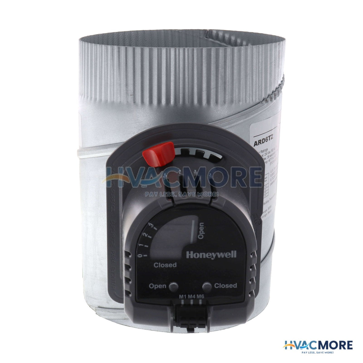 Honeywell Home 6" Round Automatic TrueZONE Damper ARD6TZ