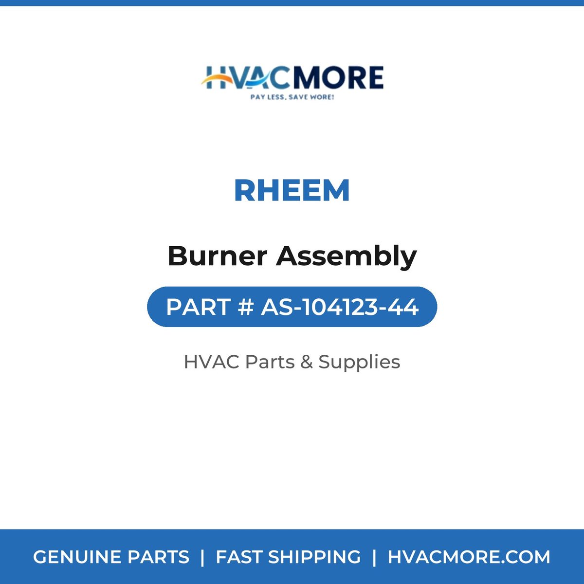 Rheem Burner Assembly AS-104123-44