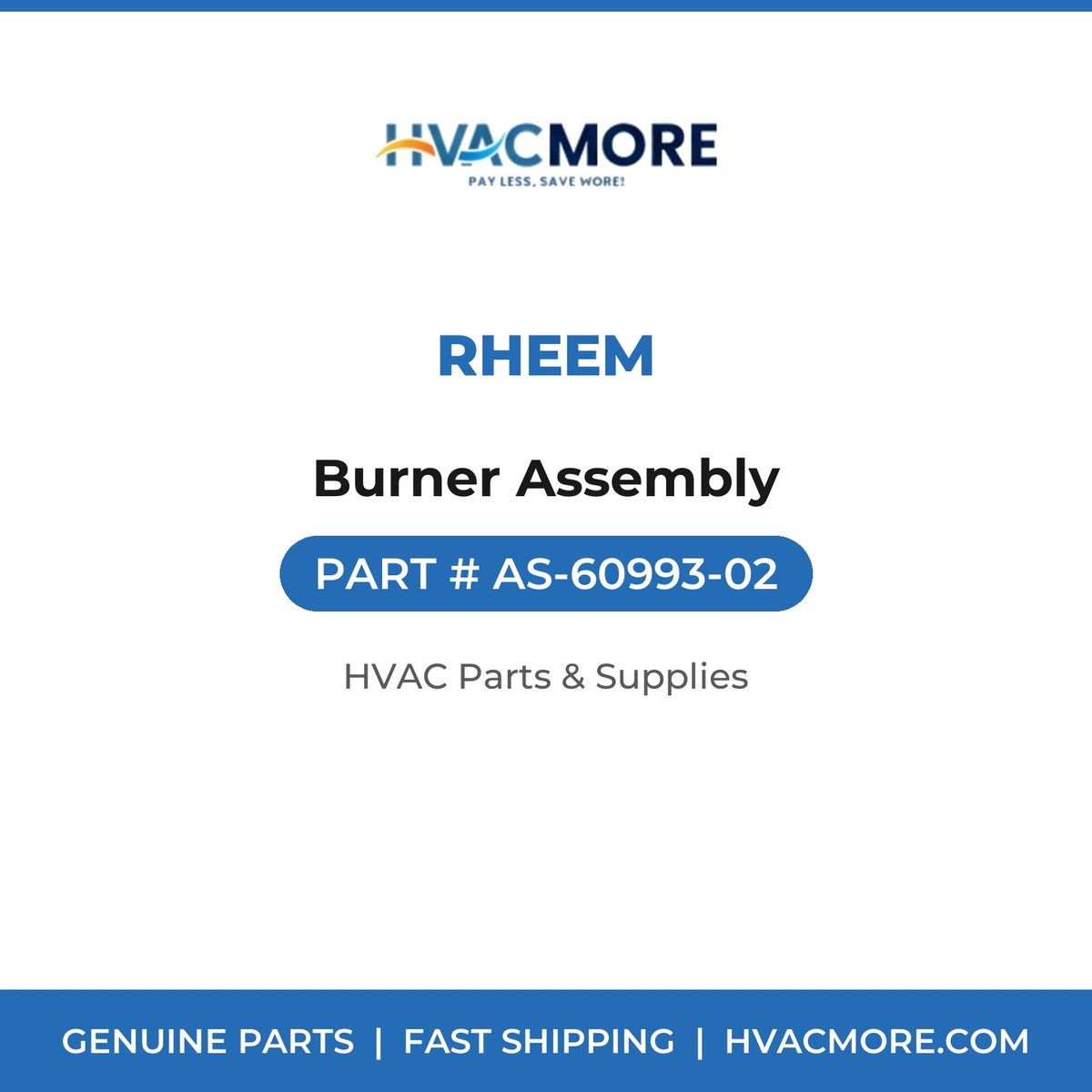 Rheem Burner Assembly AS-60993-02