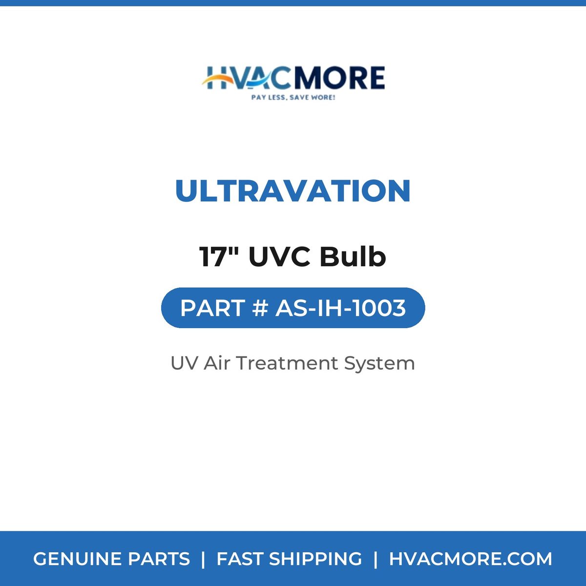 Ultravation 17" UVC Bulb AS-IH-1003