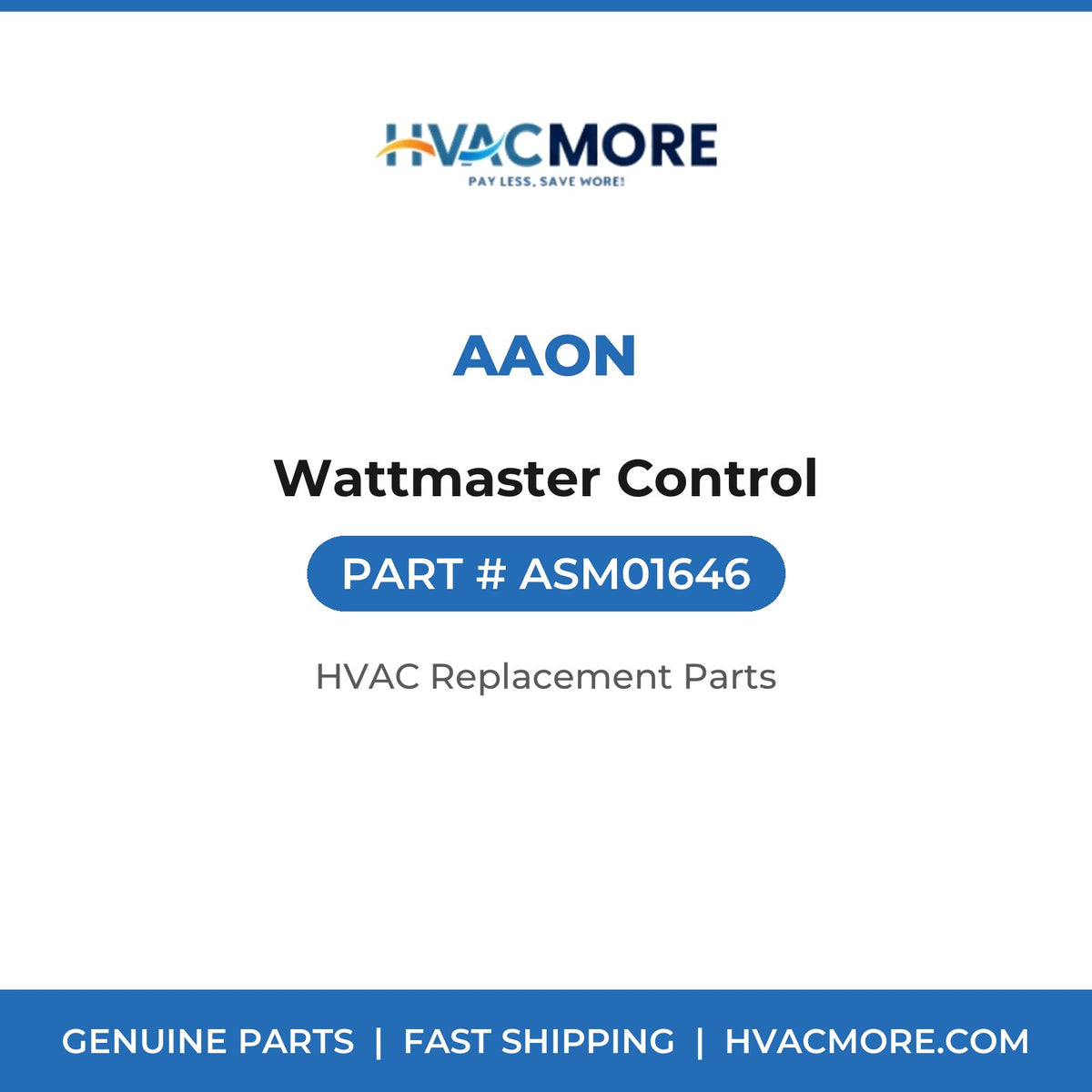 AAON Wattmaster Control ASM01646