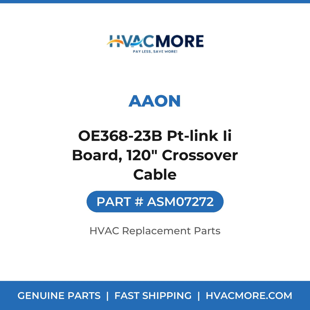AAON OE368-23B Pt-link Ii Board, 120" Crossover Cable ASM07272