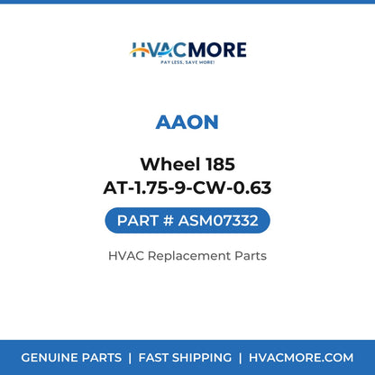 AAON Wheel 185 AT-1.75-9-CW-0.63 ASM07332