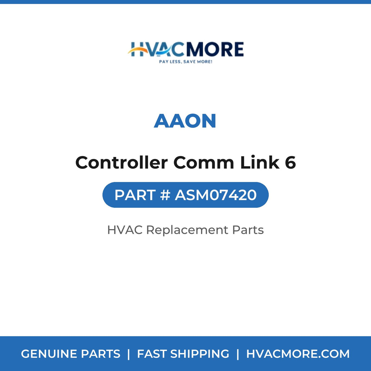 AAON Controller Comm Link 6 ASM07420