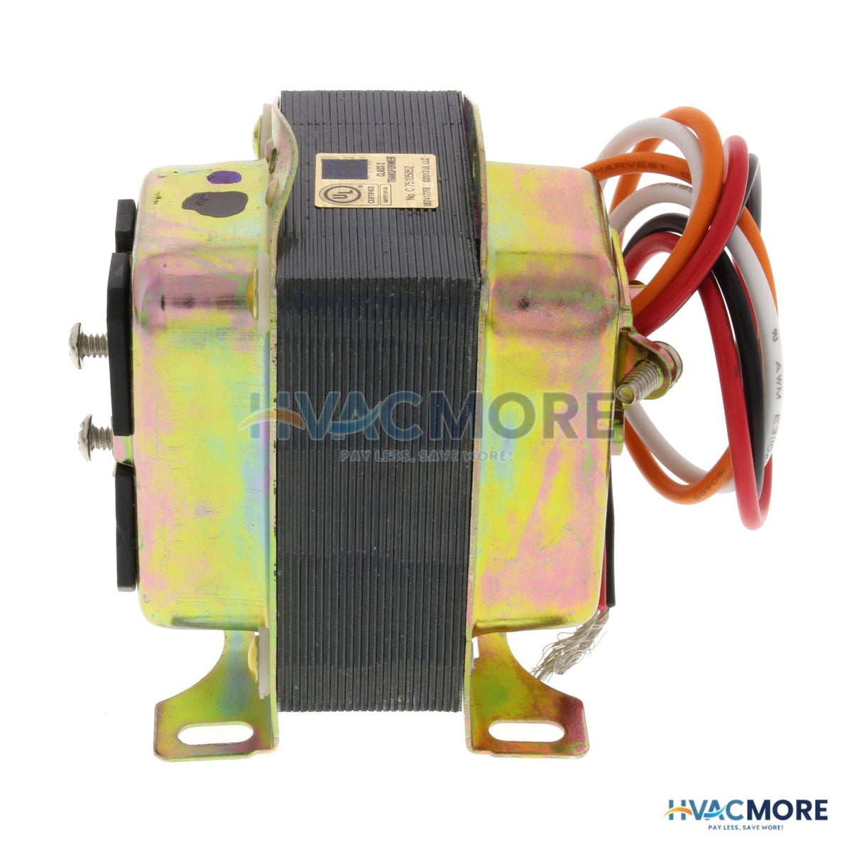Resideo Foot, Plate, Clamp, or Panel Mounted 120/208/240 VAC Transformer W/ 9" Leads (50VA) AT150A1007