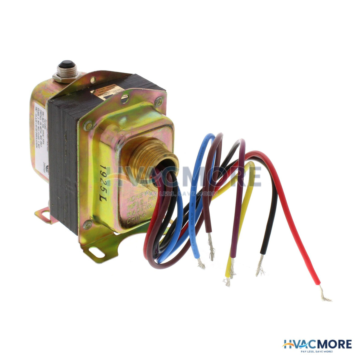 Resideo 208/277/480 VAC Transformer W/ Button for Manually Resetting Circuit Breaker AT150F1030