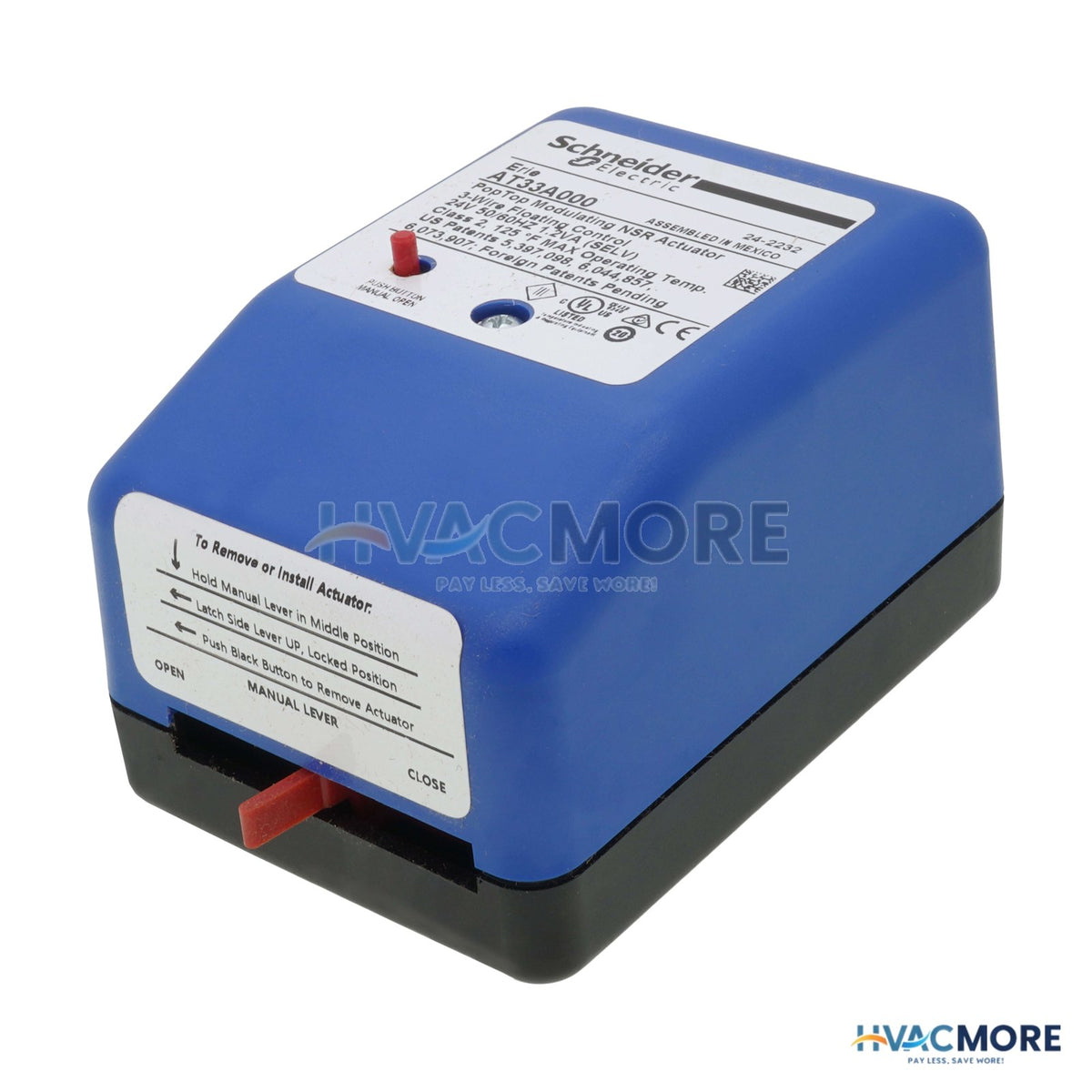 Erie 24V 3-WIRE Floating Modulating Non-Spring Return Actuator AT33A000