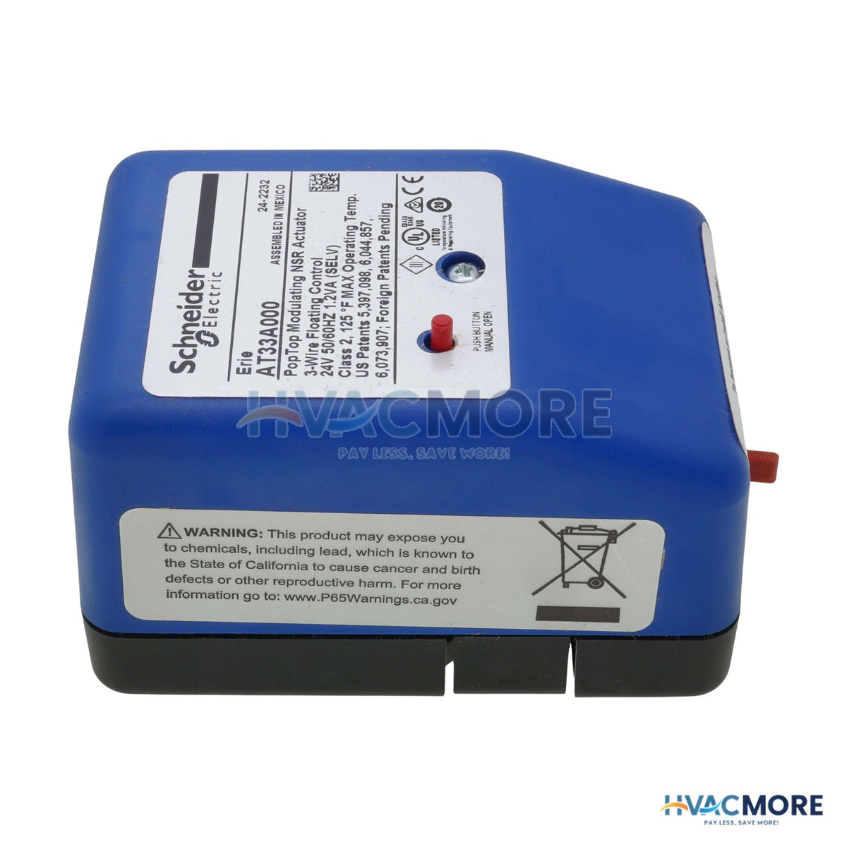 Erie 24V 3-WIRE Floating Modulating Non-Spring Return Actuator AT33A000