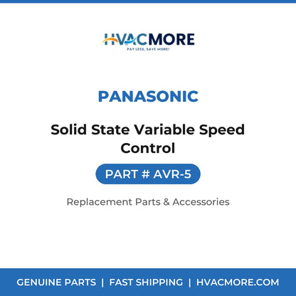 Panasonic Solid State Variable Speed Control AVR-5