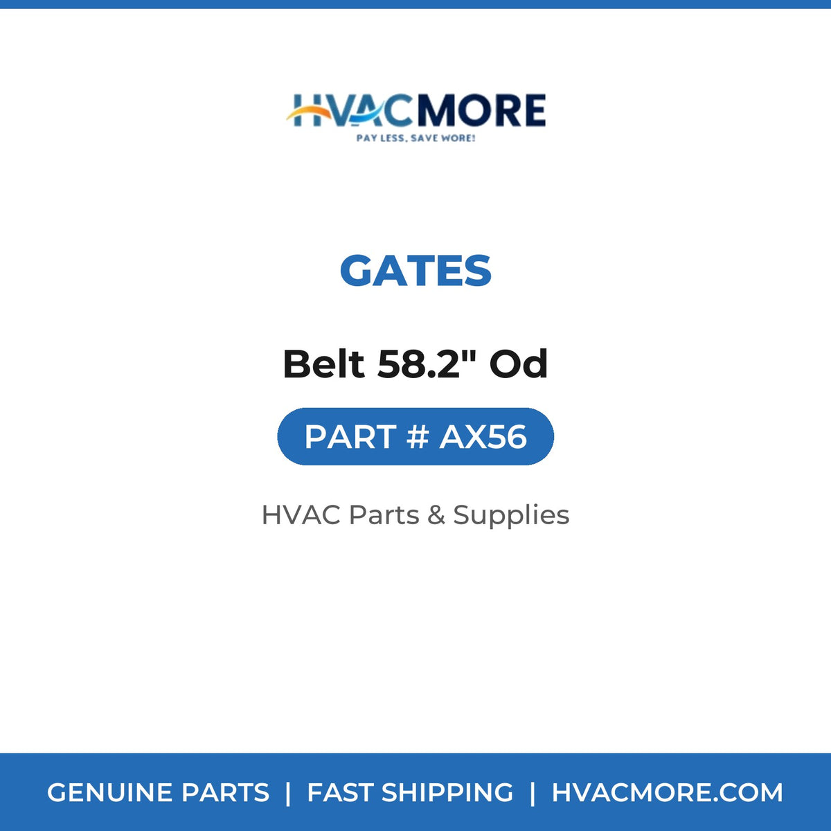 Gates Belt 58.2" Od AX56