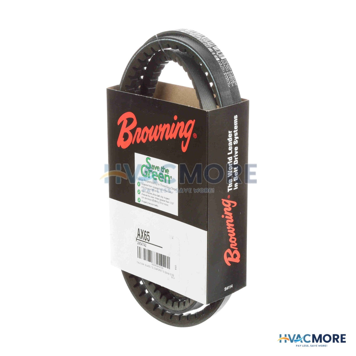 Browning TorqTitan Gripnotch Belt W/ 66.3" Pitch AX65