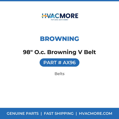 Browning 98" O.c. Browning V Belt AX96