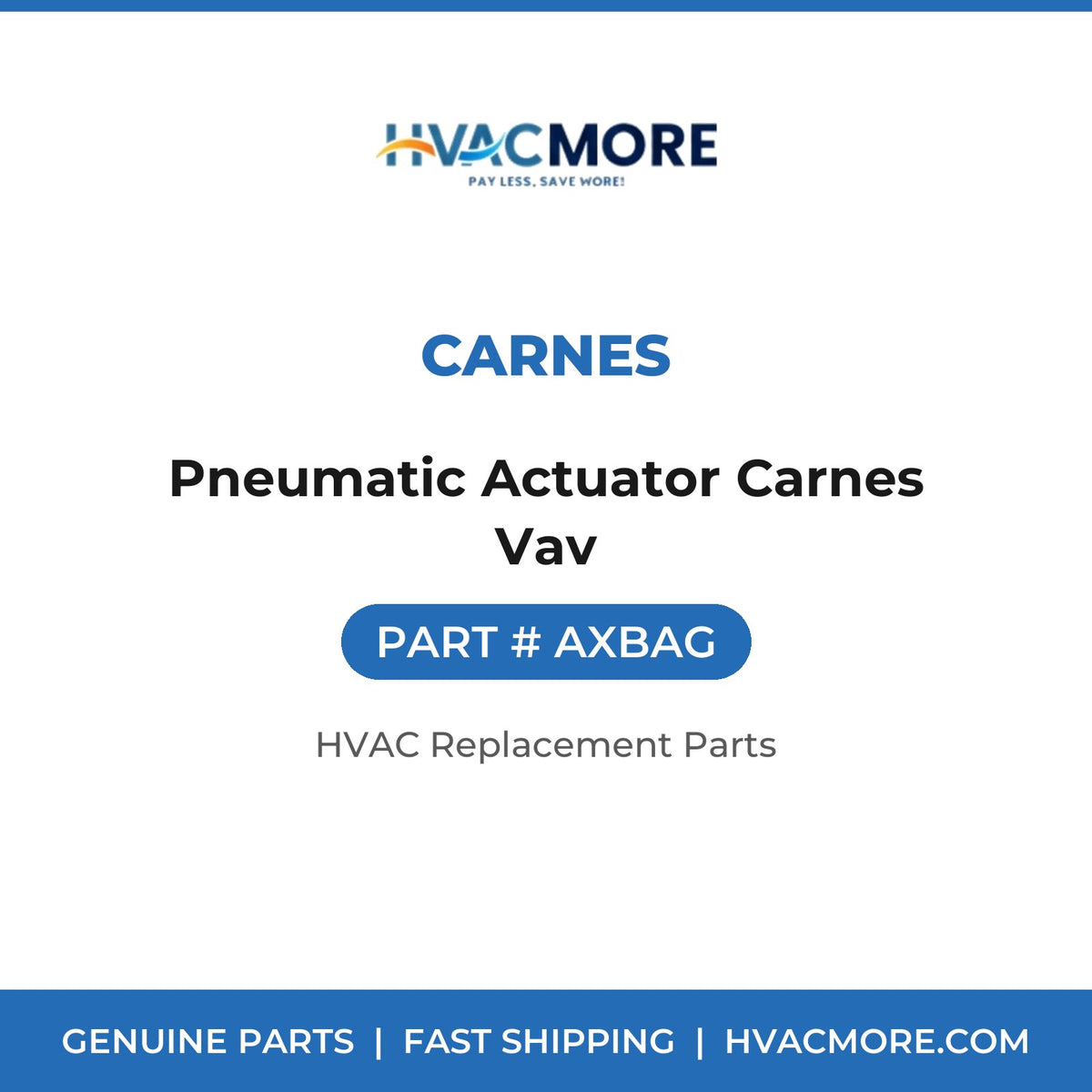 Carnes Pneumatic Actuator Carnes Vav AXBAG