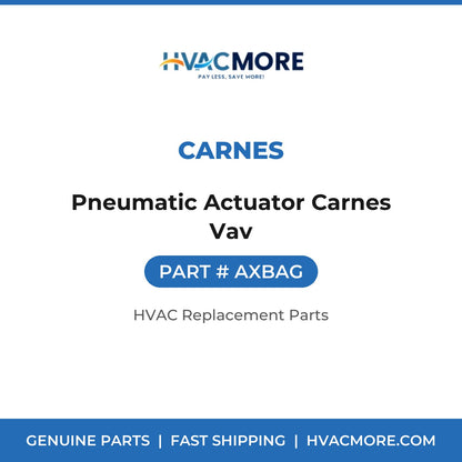 Carnes Pneumatic Actuator Carnes Vav AXBAG