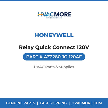 Honeywell Relay Quick Connect 120V AZ2280-1C-120AF