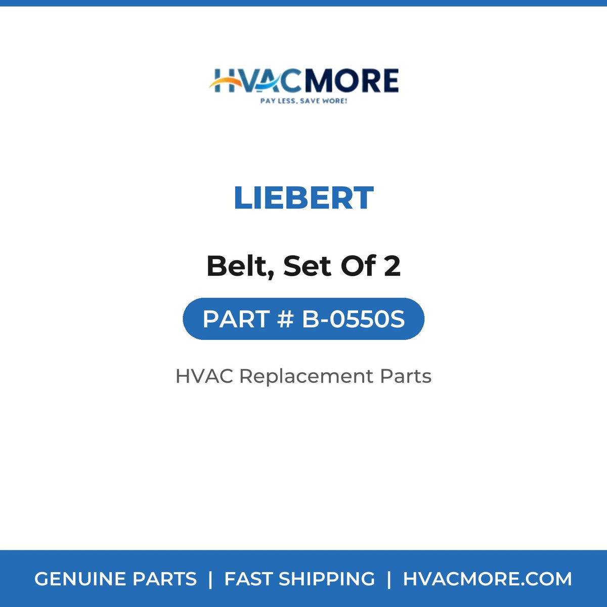 Liebert Belt, Set Of 2 B-0550S