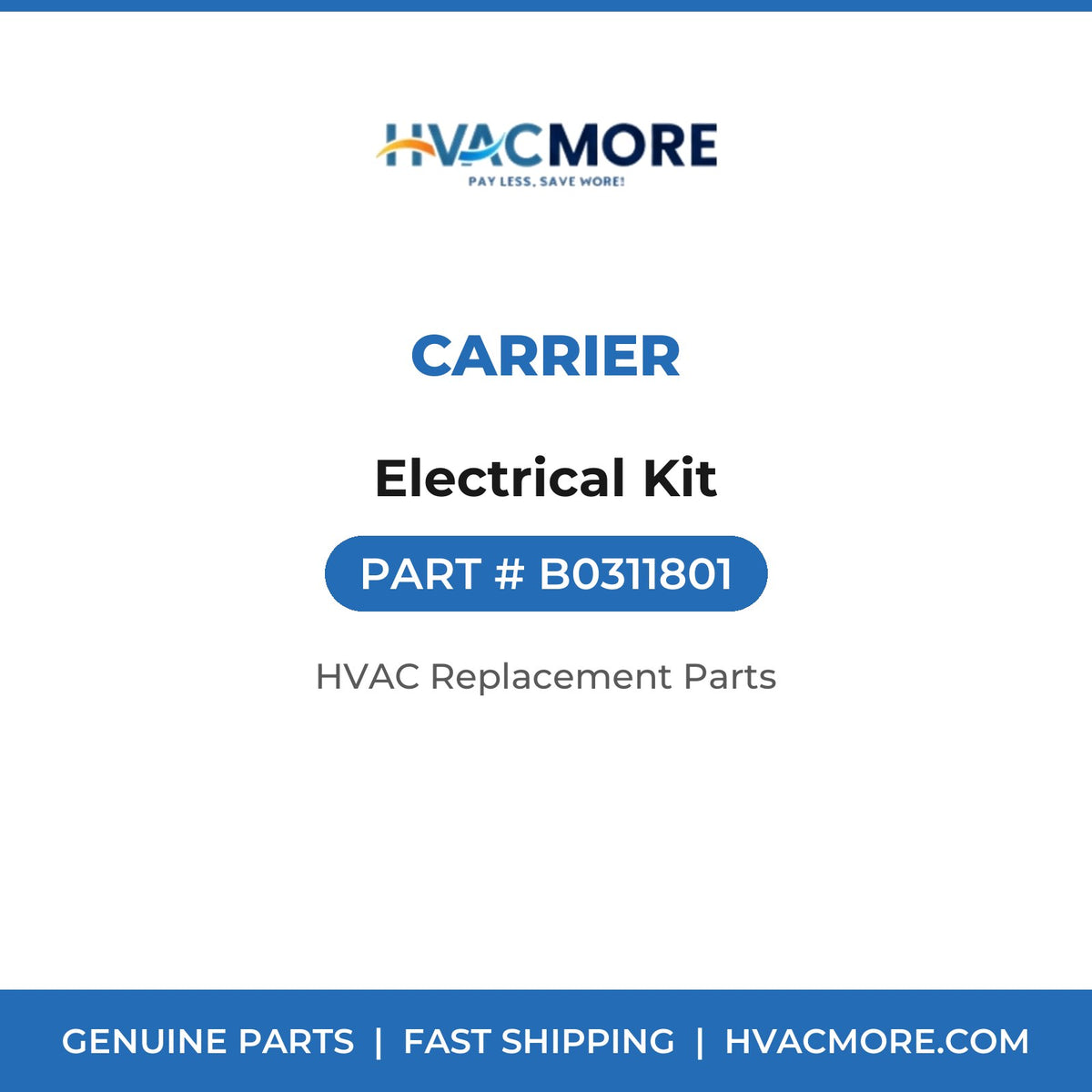 Carrier Electrical Kit B0311801