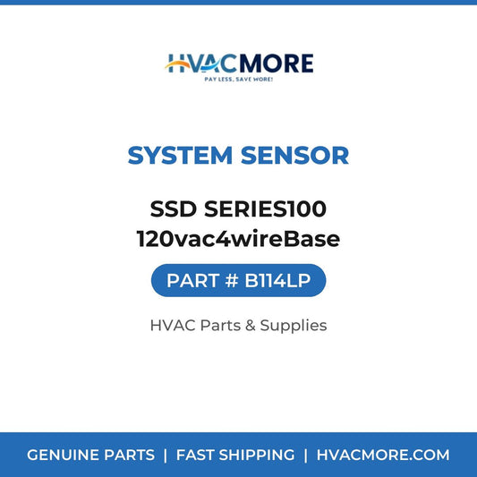 System Sensor SSD SERIES100 120vac4wireBase B114LP