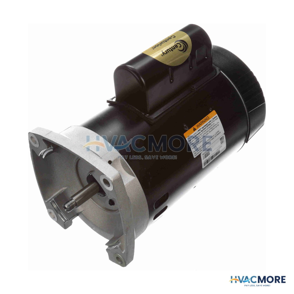 Century 1 HP 230/115V Pool Pump Motor, 1 PH, 3600 RPM, 56Y Frame, ODP B2853V1