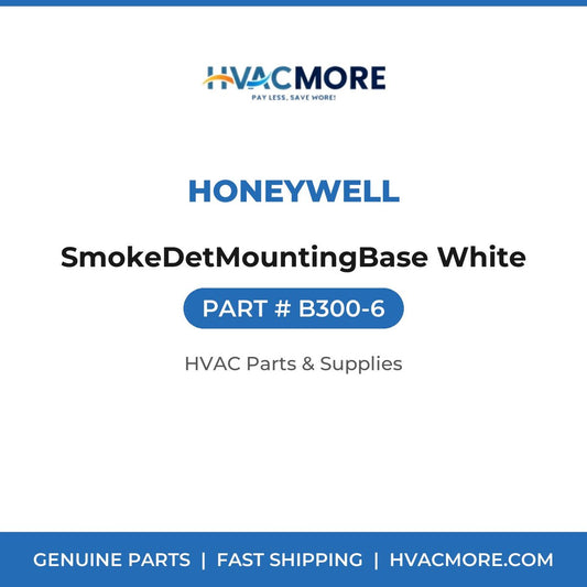 Honeywell SmokeDetMountingBase White B300-6