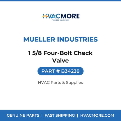 Mueller Industries 1 5/8 Four-Bolt Check Valve B34238