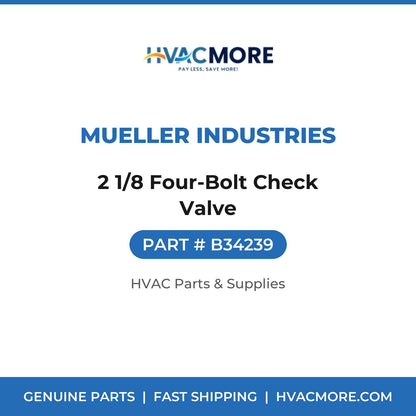 Mueller Industries 2 1/8 Four-Bolt Check Valve B34239