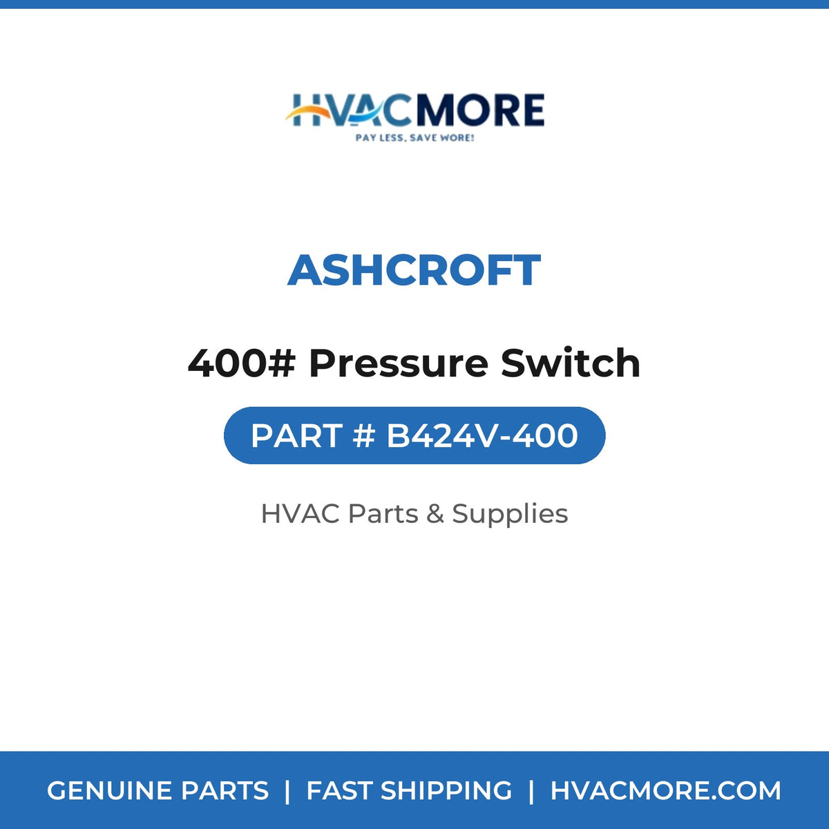 Ashcroft 400# Pressure Switch B424V-400