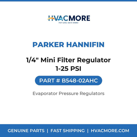 Parker Hannifin 1/4" Mini Filter Regulator 1-25 PSI B548-02AHC