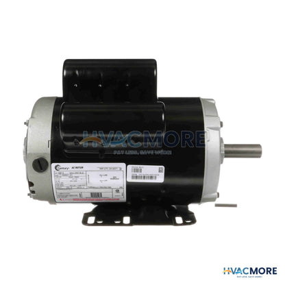 Century 5 HP 230V Air Compressor Motor, 1 PH, 3600 RPM, 56Hz Frame, ODP B813