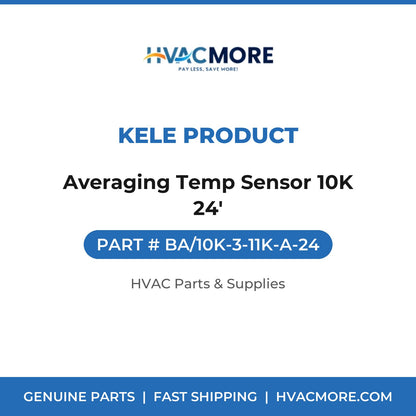 Kele Product Averaging Temp Sensor 10K 24' BA/10K-3-11K-A-24