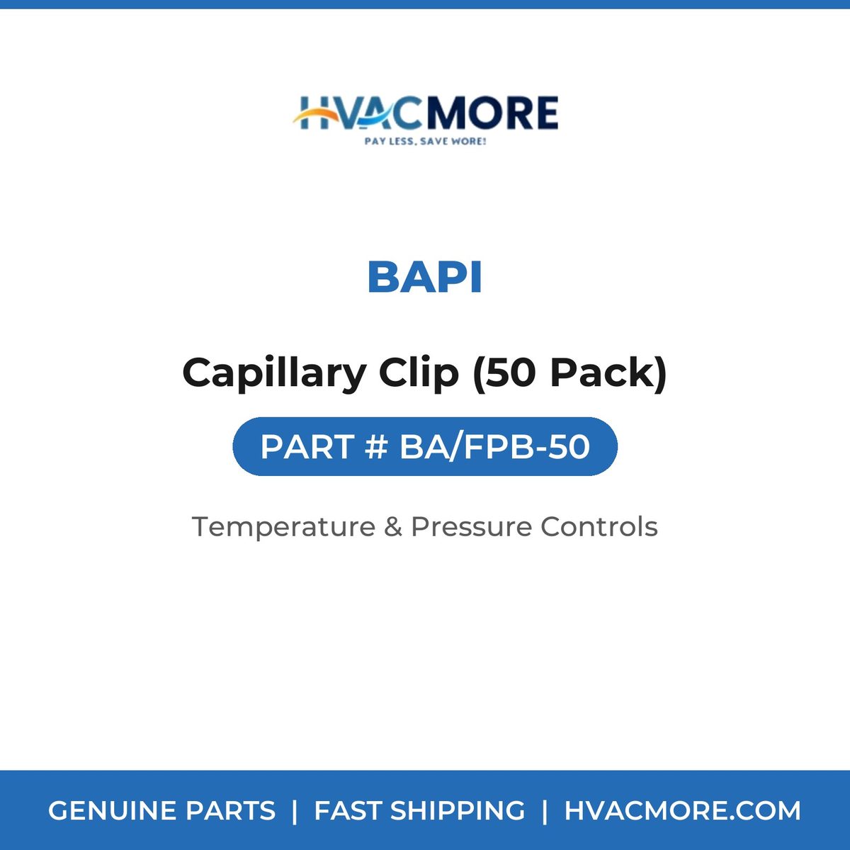 BAPI Capillary Clip (50 Pack) BA/FPB-50