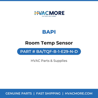 BAPI Room Temp Sensor BA/TQF-B-1-E29-N-D