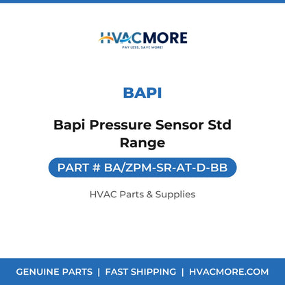 BAPI Bapi Pressure Sensor Std Range BA/ZPM-SR-AT-D-BB