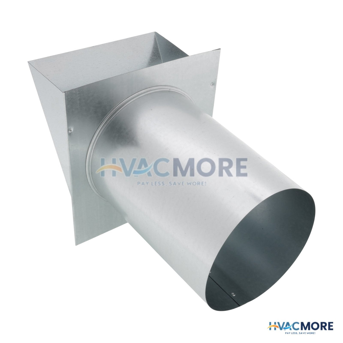 Broan Pressure Relief Damper W/ Wall Cap and 6" Collar BD6