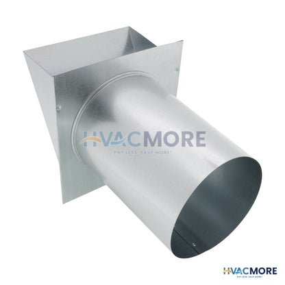 Broan Pressure Relief Damper W/ Wall Cap and 6" Collar BD6