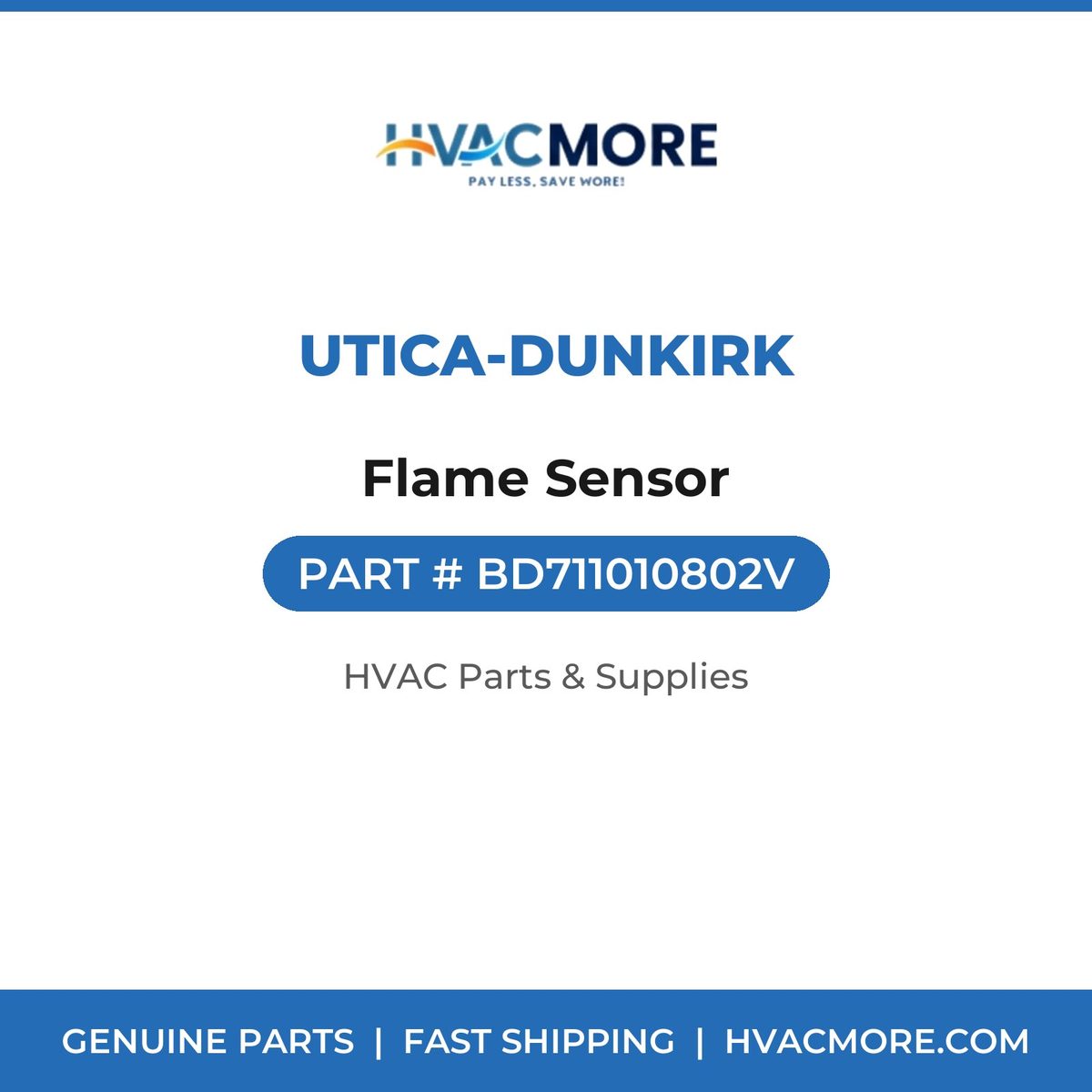Utica-Dunkirk Flame Sensor BD711010802V