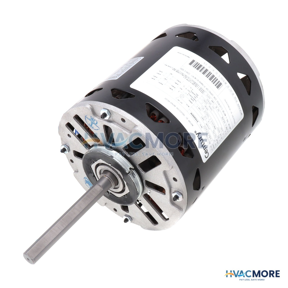 Century 5-5/8" High Efficiency Stock Motor (460V, 1100 RPM, 1 HP) BDH1106