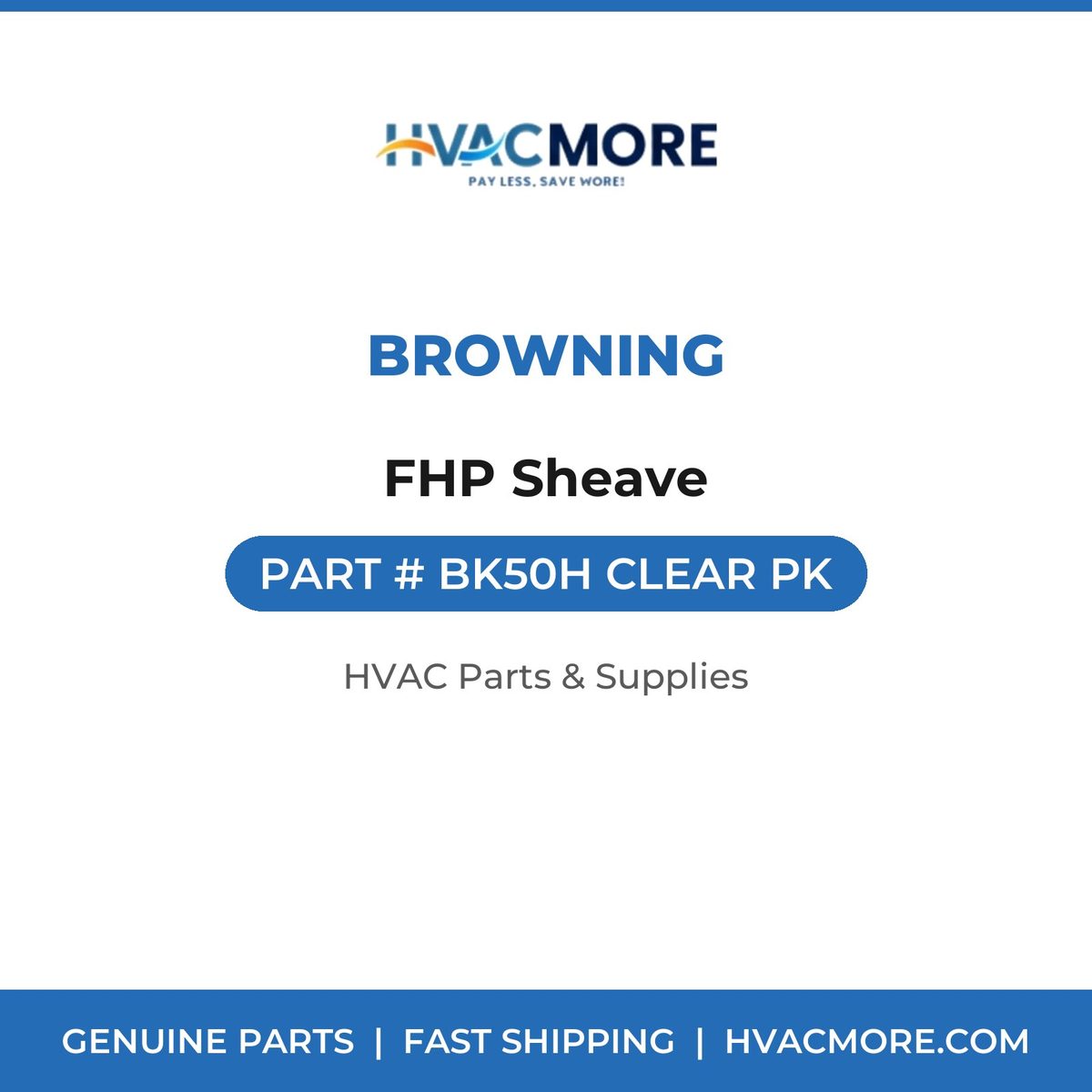 Browning FHP Sheave BK50H CLEAR PK