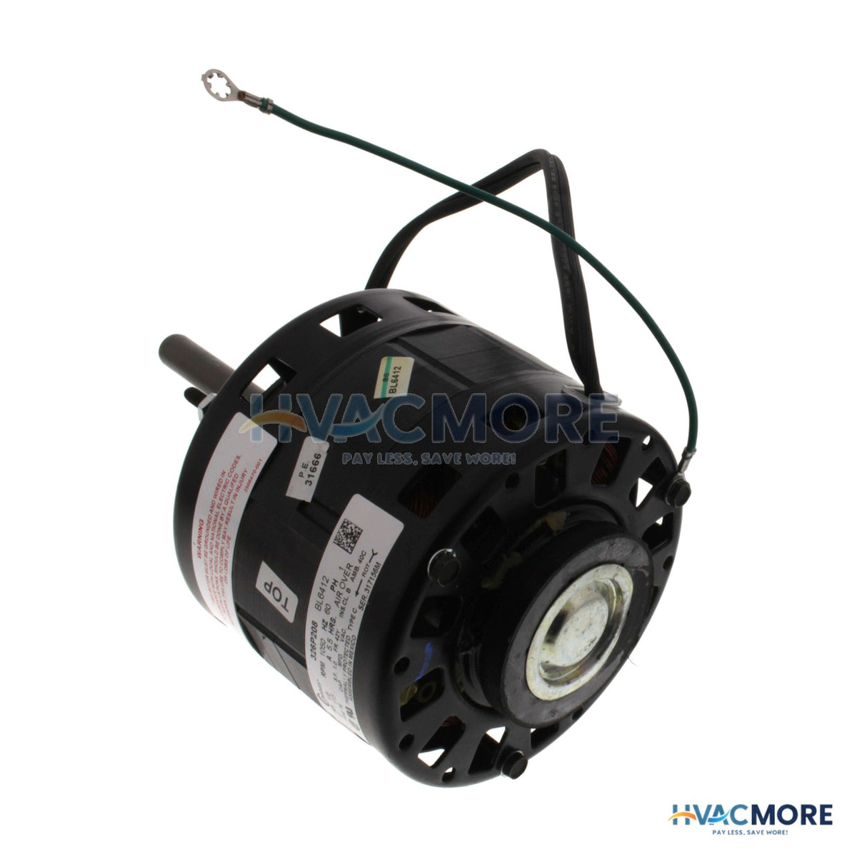 Century 5" Single Shaft Open Fan/Blower Motor (115V, 1050 RPM, 1/6 HP) BL6412