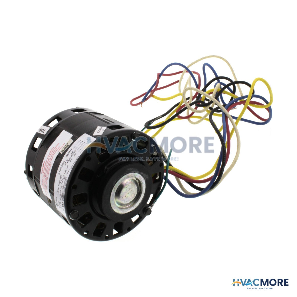 Century 5" 4- Spd Fan/Blower Motor (115V, 1050 RPM, 1/5, 1/8, 1/10, 1/15 HP) BL6416