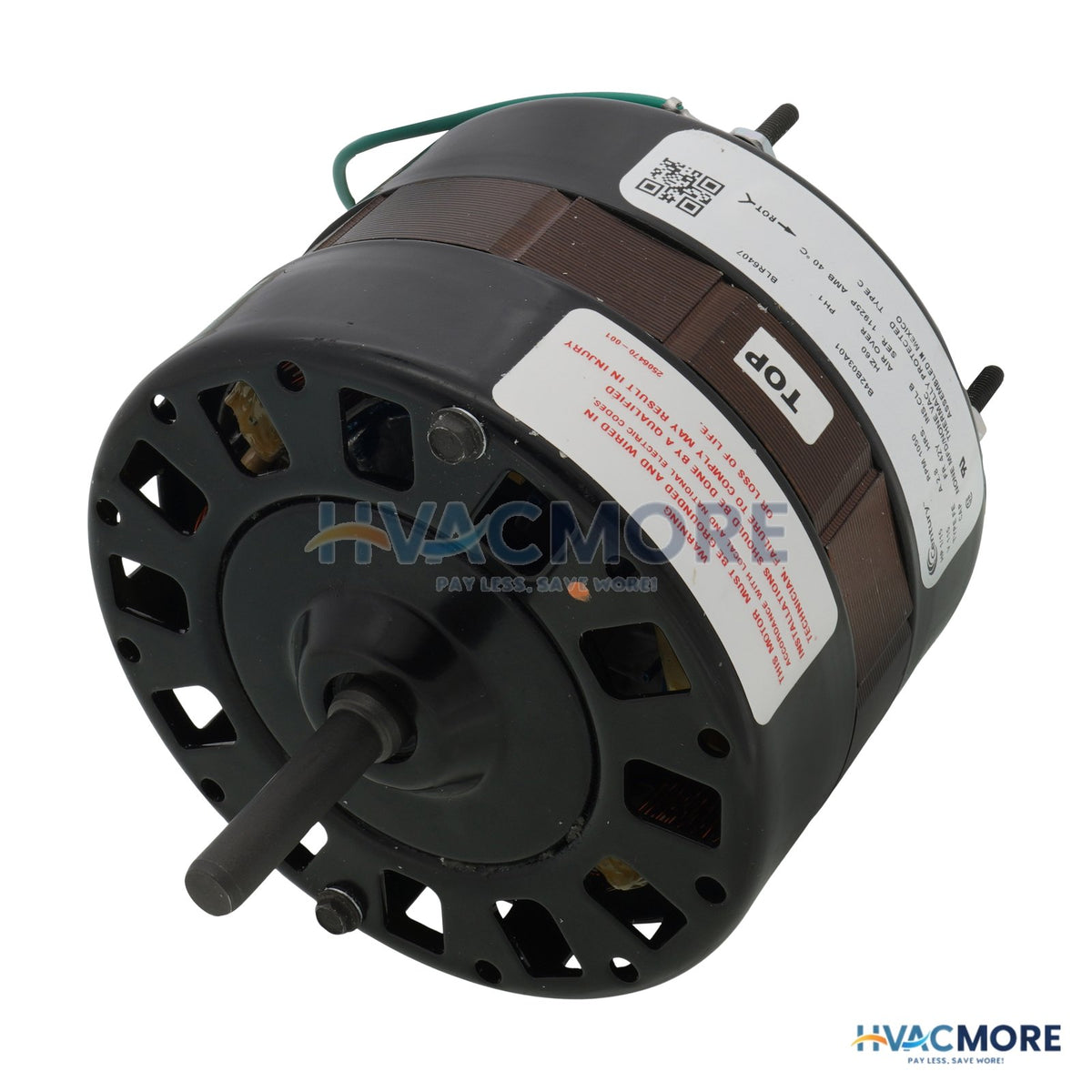 Century 1/15 HP 115V Fan & Blower Motor, 1050 RPM, 42 Frame, Semi Enclosed BLR6407