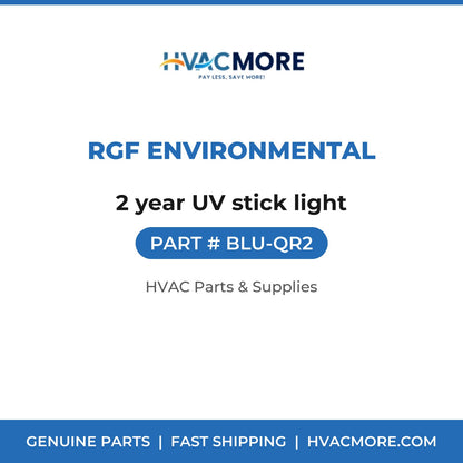 RGF Environmental 2 year UV stick light BLU-QR2