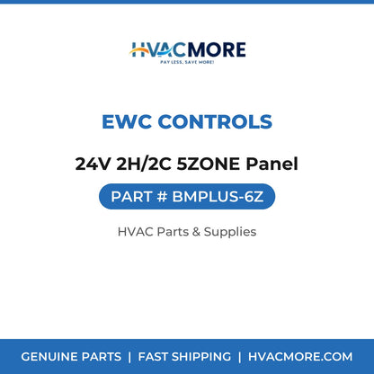 EWC Controls 24V 2H/2C 5ZONE Panel BMPLUS-6Z
