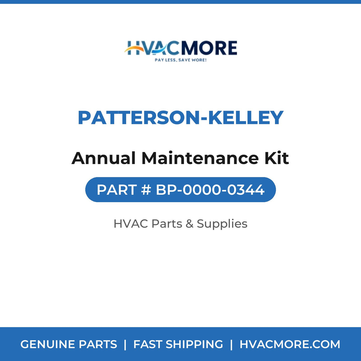 Patterson-Kelley Annual Maintenance Kit BP-0000-0344