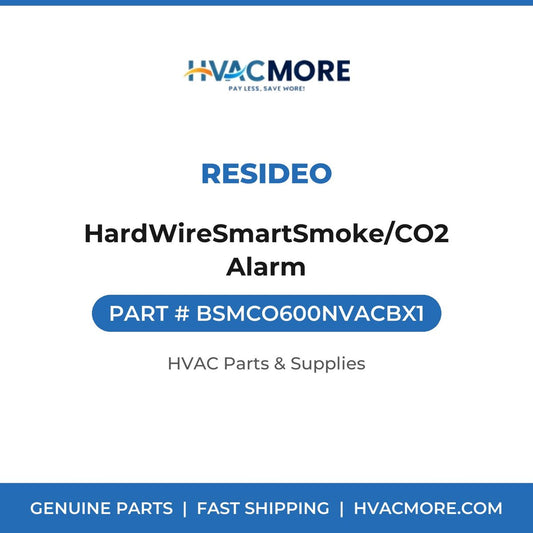 Resideo HardWireSmartSmoke/CO2 Alarm BSMCO600NVACBX1