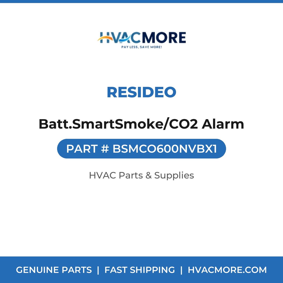 Resideo Batt.SmartSmoke/CO2 Alarm BSMCO600NVBX1